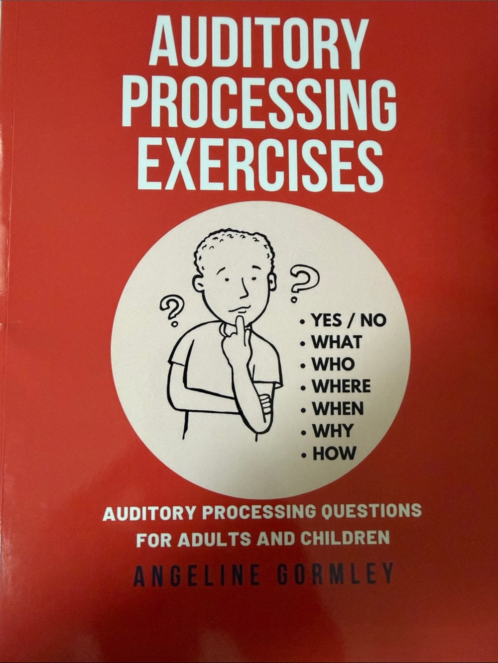 Auditory Processing Exercises Workbook - Red